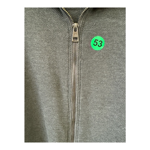 Calvin Klein Men Jacket Gray Medium Zip Up with Pockets Preppy - Picture 4 of 7